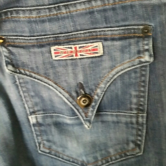 Hudson Distressed Boot Cut Jeans EUC Size 27 B3 - Picture 3 of 8